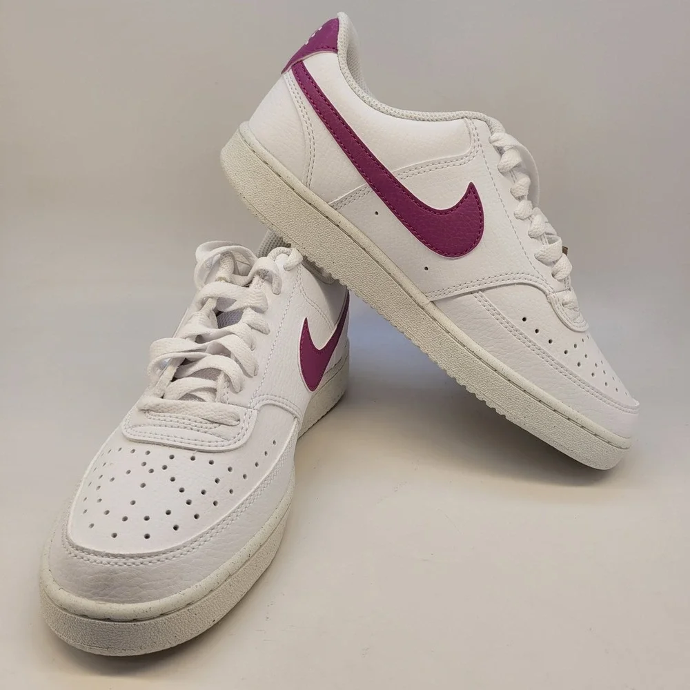 Nike Court Vision Low NN White Cactus Flower Purple DH3158-500 Womens Size 7 NEW